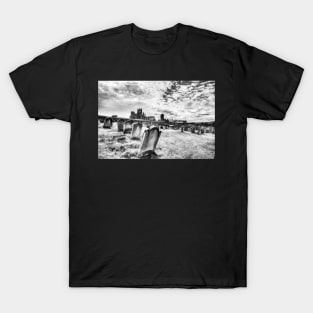 Whitby Abbey And Graveyard Of St Mary's Church T-Shirt